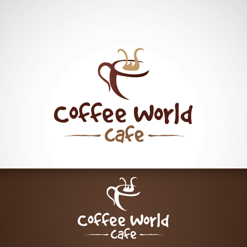  logo for Coffee World Cafe Logo design contest