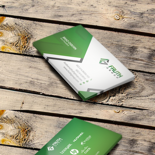 New High Tech Business Cards for High Tech Company Design by conceptu