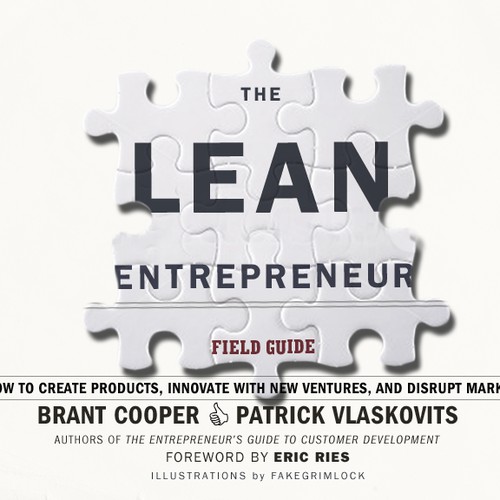 EPIC book cover needed for The Lean Entrepreneur! Diseño de kcastleday