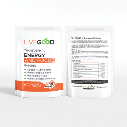 Design NEW - ***GUARANTEED PRIZE*** Envelope Design for Nutritional Supplement di Deftads