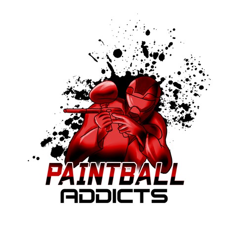 Paintball YouTube Channel logo Design by acid_noir™✅