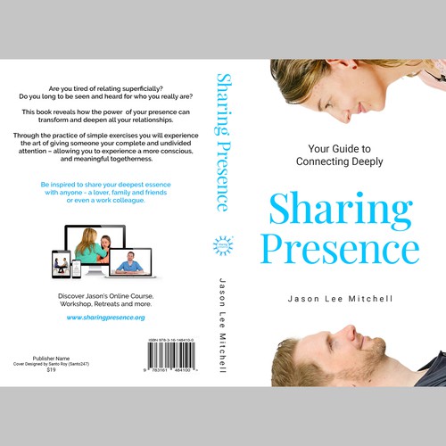 Mindfulness Book Cover on Sharing Presence Design by SantoRoy71