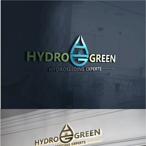 Sanchitaluck7さんのSleek bold logo for hydroseeding company water droplet/grassデザイン