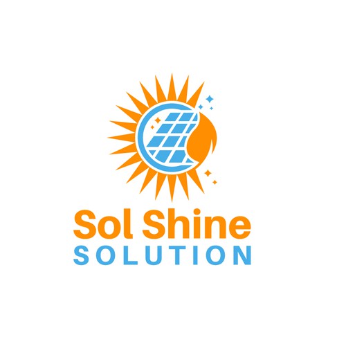 New solar panel cleaning business needing to attract customers Design by noname999
