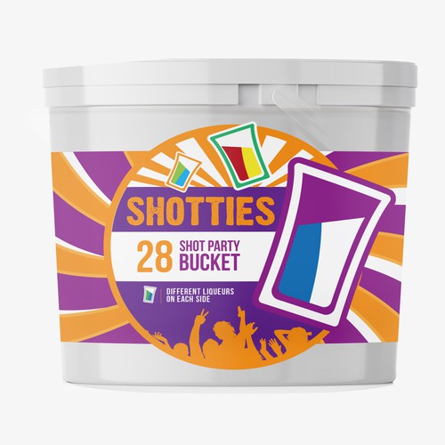 Party Bucket Label Design by ADD778