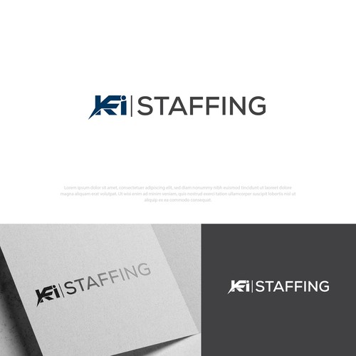 New Staffing Agency Logo! Design by Consort Solutions