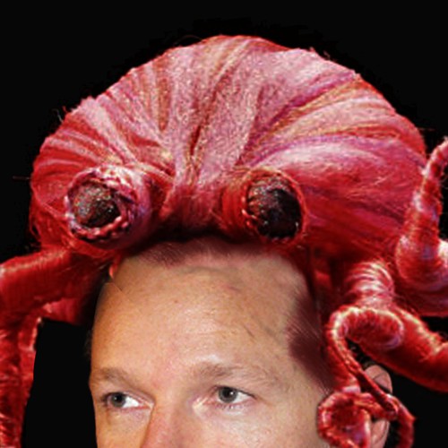 Design the next great hair style for Julian Assange (Wikileaks) Design von Dn-graphics