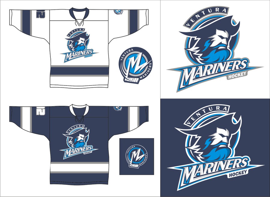 Design the crest for a youth ice hockey club (Ventura Mariners