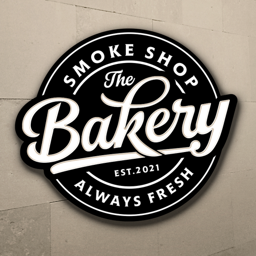 Smoke Shop Called "The Bakery" Logo Design by Agenciagraf