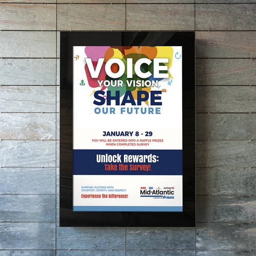 Acme Survey Need 100% Participation Design by websmartusa