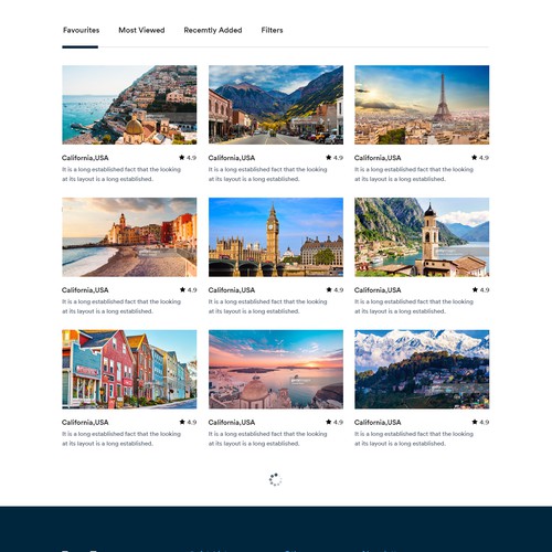 Design a global website connecting beautiful towns and people who could have want to live there. Design by unbox.style⚡️