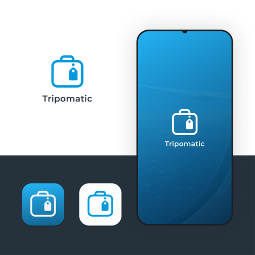 New logo for rebranding a trip planning app Design by Kr8v.in