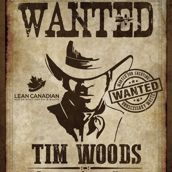 Wanted Tim Woods Poster | Poster contest