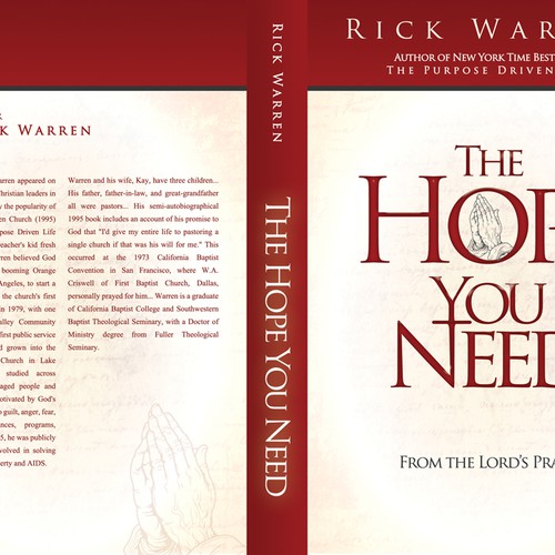 Design Rick Warren's New Book Cover Design by SoLoMAN