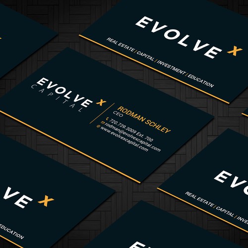 Design a Powerful Business Card to Bring EvolveX Capital to Life! デザイン by RENEXIT