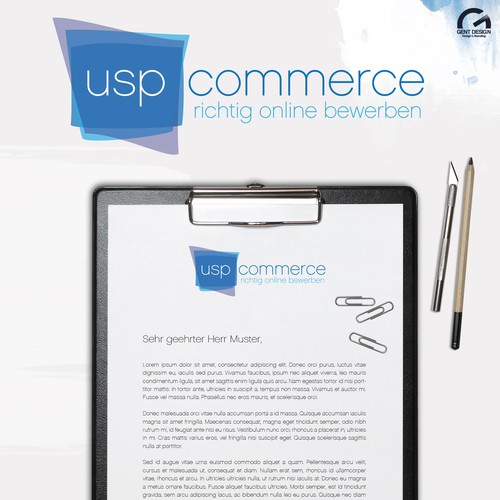 Logo & business card contest entry by Gent Design