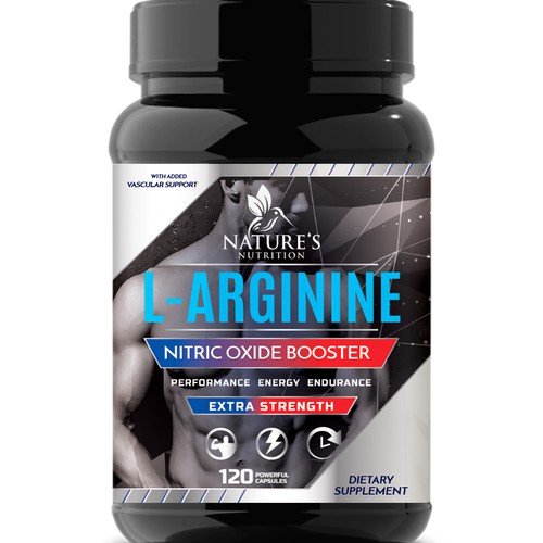 Powerful L-Arginine Capsules Design Needed for Nature's Nutrition Design réalisé par Wfemme