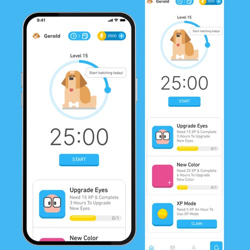 Use our wireframes to create anti doomscrolling app! - GUARANTEED Design by Yani.Olson