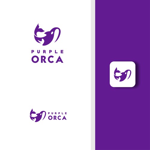 The purple orca wants to invest - a modern and youthful approach to venture capital Design by Fik96