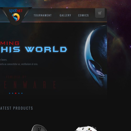 Spotnet website Design by Idris k