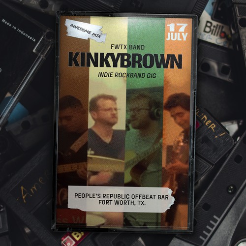 Flyer for cover band gig Design by PapaCaliente