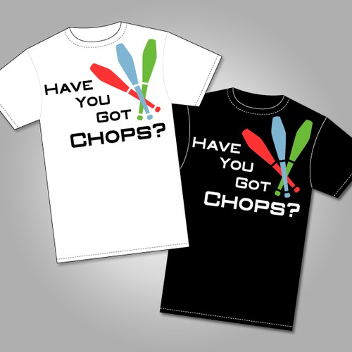 Juggling T-Shirt Designs Design by ifihadapenny