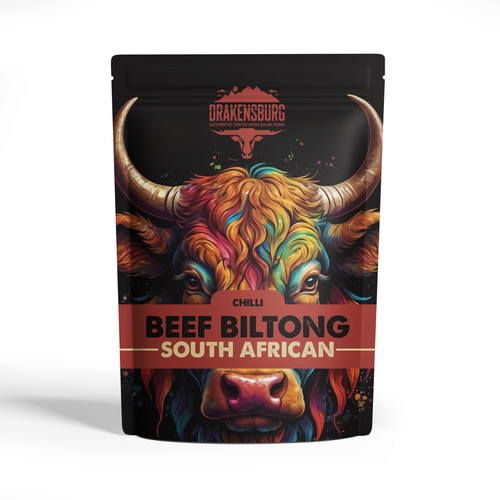 Hipster professional adventure biltong food packaging Design by syakuro