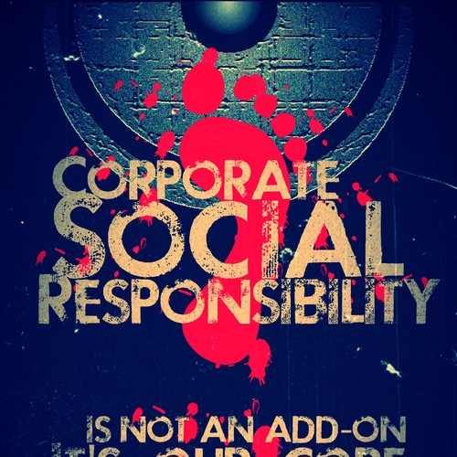 corporate social responsibility posters
