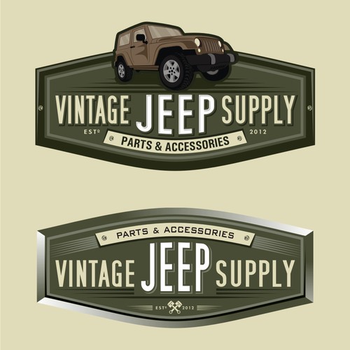 Vintage Jeep Supply needs a new logo Design by Cristian-Popescu
