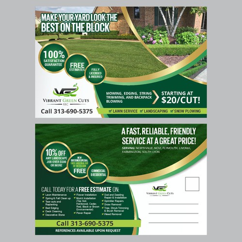 Lawn and Landscape Advertisement Design by Dzine Solution