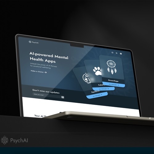 Landing page design contest entry by DCreative2