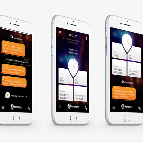 hanghere app design 2 Design by noxiousone
