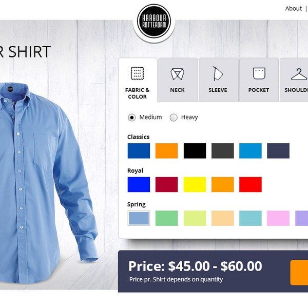 Design by Viral Kapadia titled "Custom shirt creation"