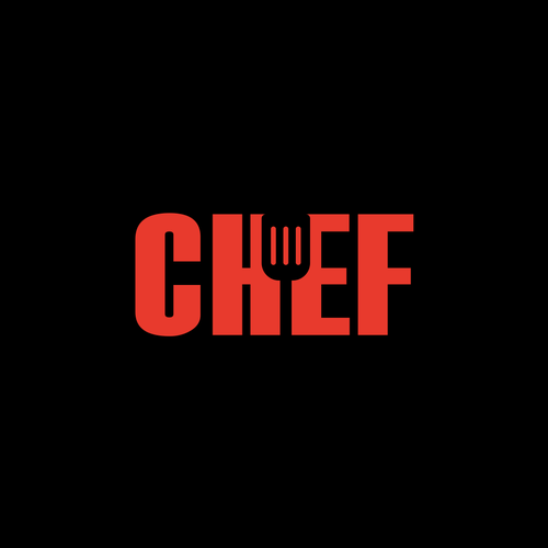 "CHEF": Food & Cooking Social Media Logo Design by O N I X