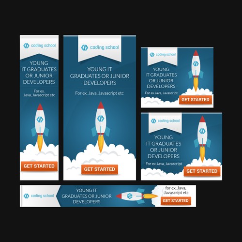 Design a killer-graphics animated banner for (Gold awarded) Coding ...