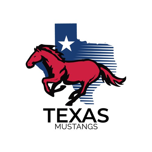 Diseño de Texas Mustangs de thatBeardyGuy