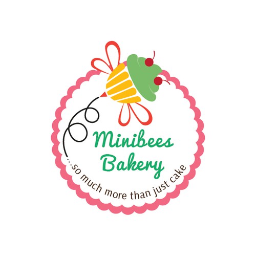 Create a lively logo for a fun and creative bakery Design by dtly2k designs
