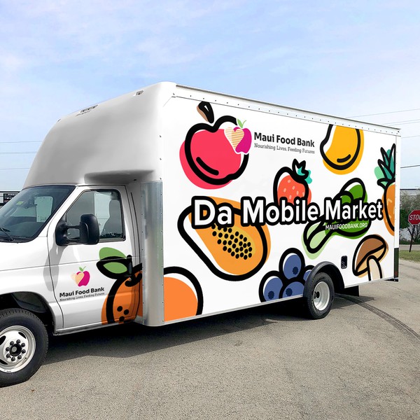 Mobile Maket Truck Wrap Design