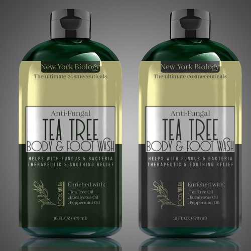 Create a Winning Product Label for our Tea Tree Body Wash!! Design by Hussein Elfiky