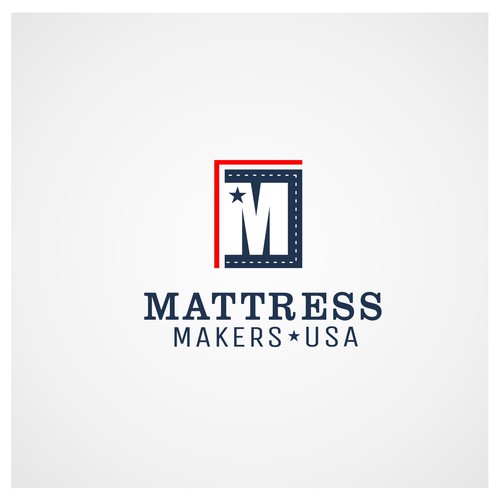 Logo design for b2b USA mattress company Diseño de ArtBeats