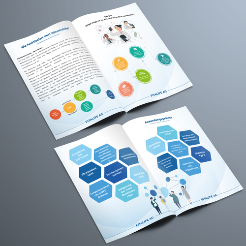 Brochure for health Design by aurora team