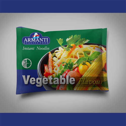 New Armanti Instant Noodles Design réalisé par syakuro