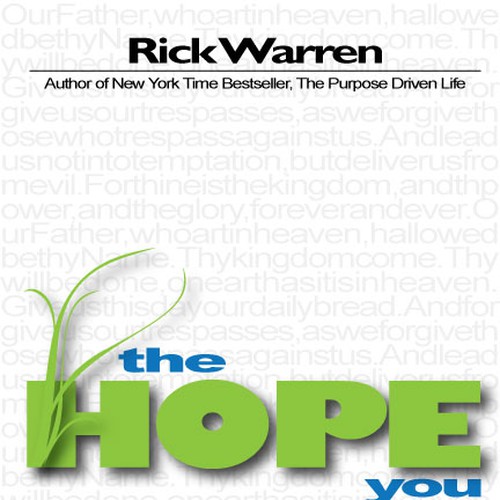 Design Rick Warren's New Book Cover デザイン by rsanjurjo