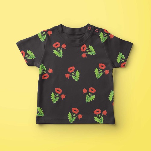 Illustrations to print onto a baby clothing- onesie, nursing cover, headbands, leggings..etc Design by diMo