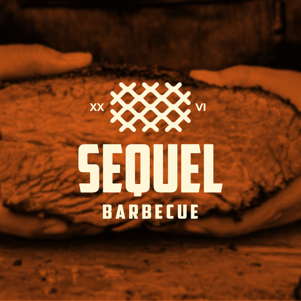 A logo for a "new school" Texas BBQ popup