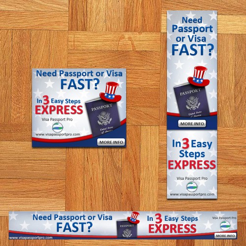 Create the next banner ad for Visa Passport Pro Design by Mr. MZ