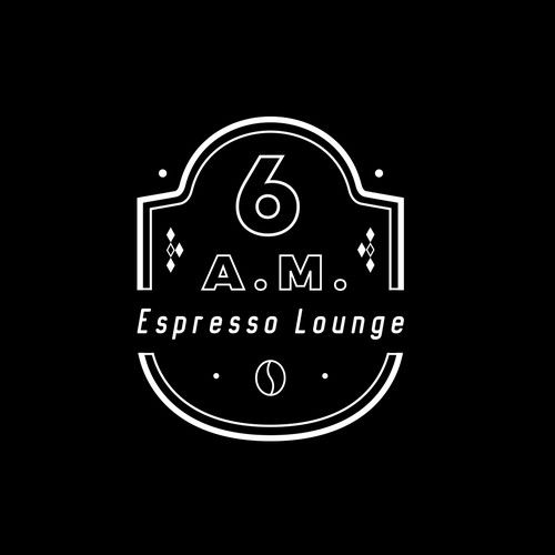 Design an enticing logo for 6 A.M. Espresso Lounge Design by alby letoy ✎