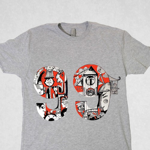 Create 99designs' Next Iconic Community T-shirt Design von Xeniatm