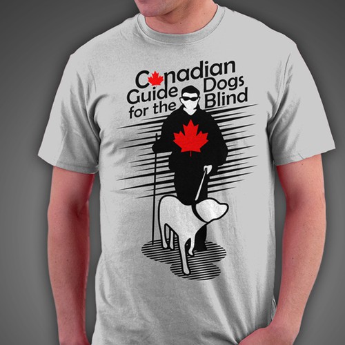 t-shirt design for Canadian Guide Dogs for the Blind Diseño de ＨＡＲＤＥＲＳ