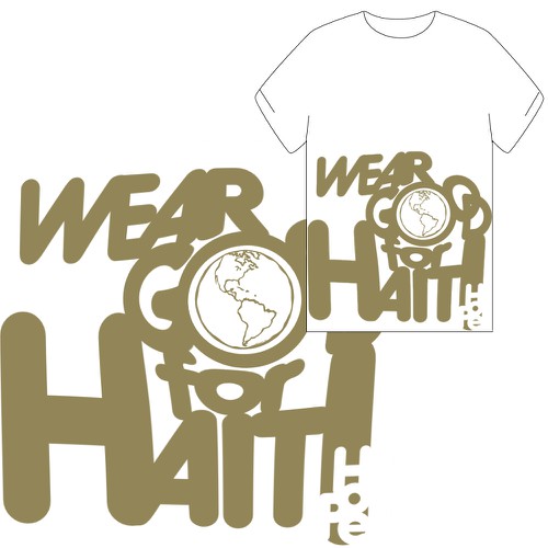Wear Good for Haiti Tshirt Contest: 4x $300 & Yudu Screenprinter Ontwerp door BethanyDudar